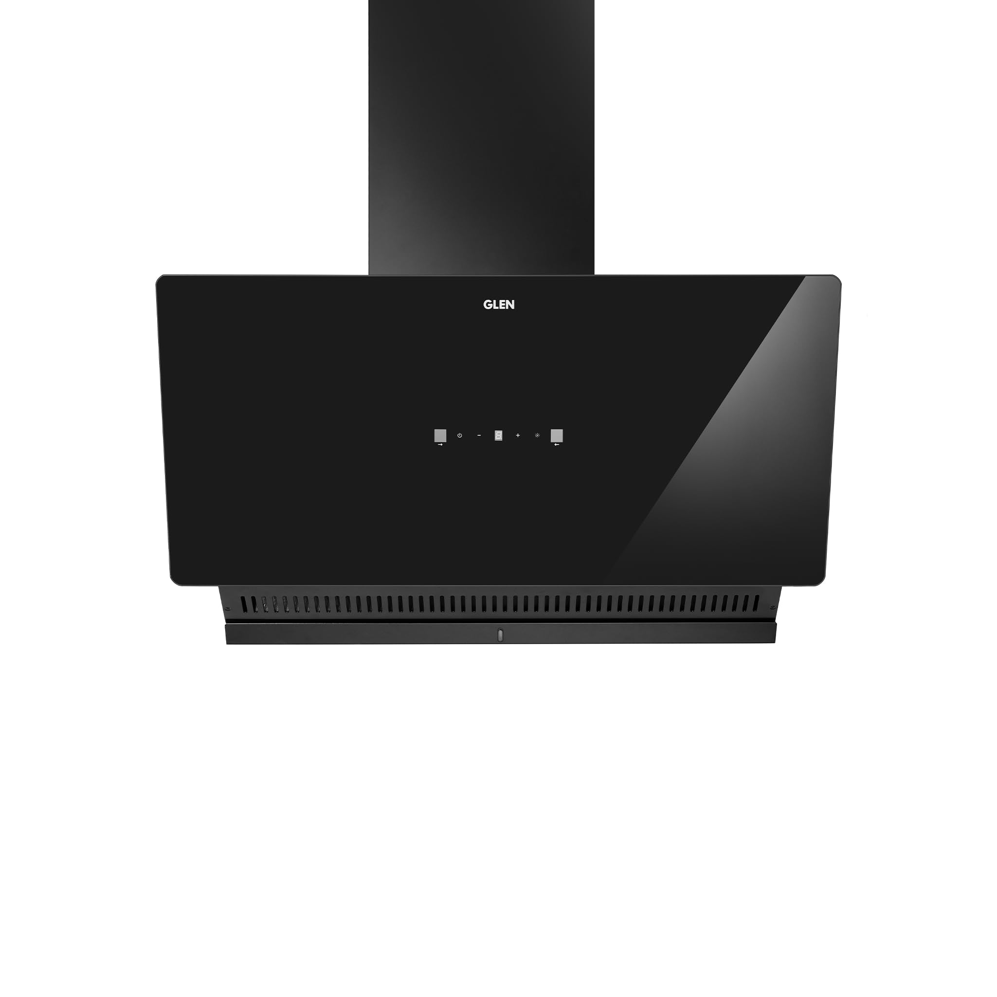 Glen 75 cm 1600 m³/hr BLDC Slant Kitchen Chimney |Intelligent Auto Clean |Wider Suction Area|(Hood Play 75,Touch & Gesture Control,Black)