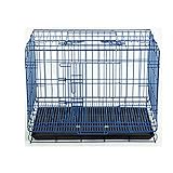 Photo Gallery huntff gabbia per cani, gabbia per cani blu, cuccia per cani, cuccia per cani, gabbia pieghevole in filo metallico per animali domestici con vassoio in plastica e maniglia. Photo Gallery huntff gabbia per cani, gabbia per cani blu, cuccia per cani, cuccia per cani, gabbia pieghevole in filo metallico per animali domestici con vassoio in plastica e maniglia.