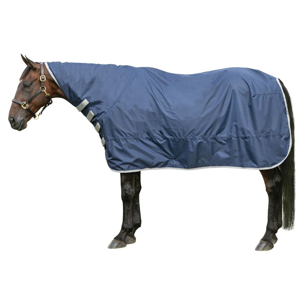 Dura-Tech Waterproof Contour Cover Rain Horse Sheet | Size X-Large (82-86) | 100% Waterproof and Breathable | Contour Fit for Coverage | Secure Fastening | Maintenance-Free Lining