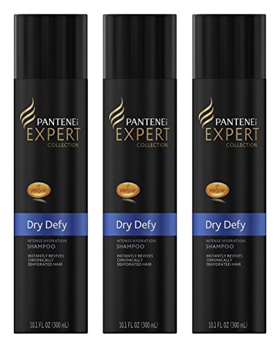 Pantene Pro-V Expert Collection - Dry Defy - Intense Hydration Shampoo - Net Wt. 10.1 FL OZ (300 mL) Per Bottle - Pack of 3