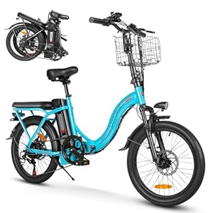 SAMEBIKE E Bike elektrische fiets 20 “dikke band e-bike vouwfiets 36V/12Ah batterij, off-road mountainbike met 7 versnellingen, stad e-bike mannen vrouwen (CY20)