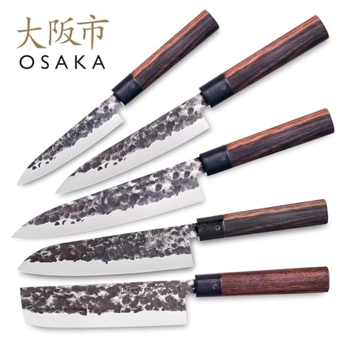 Miniatura 5 de 3 Claveles Osaka - Cuchillo Japonés Santoku 18 Cm