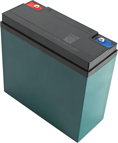 Miniatura 2 de YC Yier Batería de plomo ácido sellada de 12 V 20 AH con conector de tuerca y perno, batería de repuesto recargable de ciclo profundo para scooter