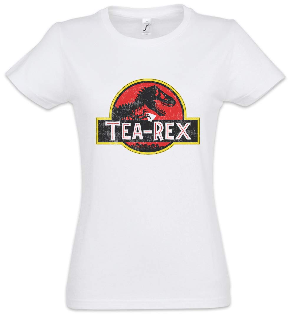Urban Backwoods Women's White Tea-Rex I T-Shirt Size L