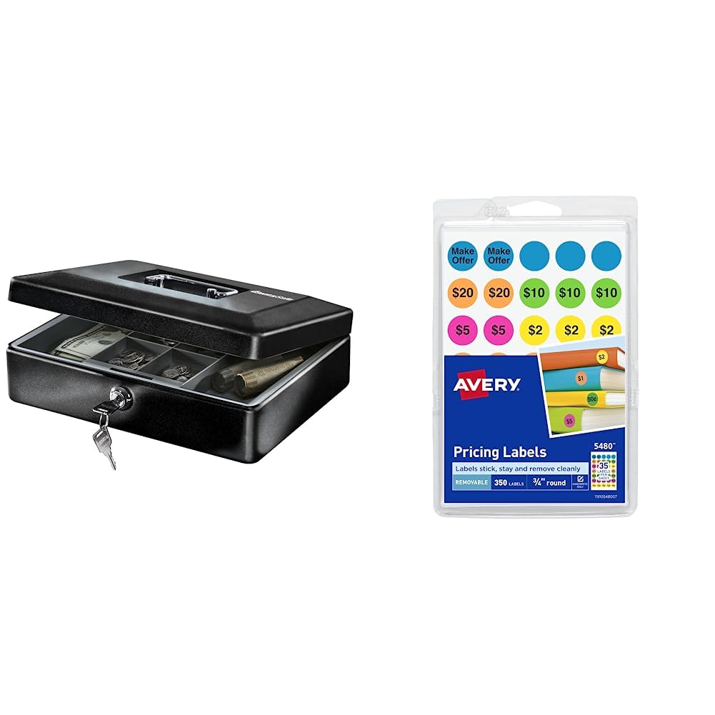 Amazon.com: SentrySafe Cash Box with Money Tray and Key Lock