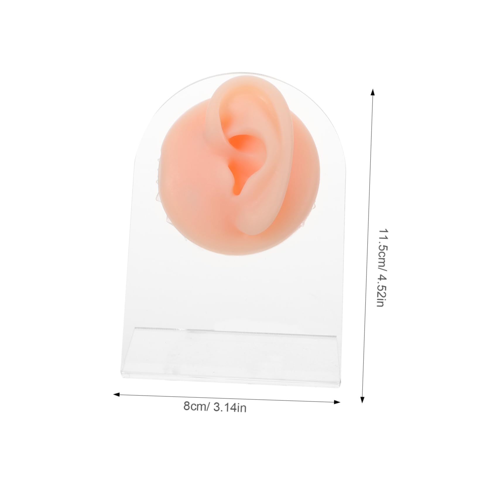 Didiseaon 4 Juegos Oído Del Perno Prisionero De La Pantalla Planos Del Oído Orejas Auriculares Cableado Oreja De Bebe Enchufes Para Dormir Para Los Brotes Cerumen Acrílico