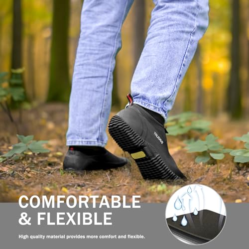 Garden Shoes for Men & Women, Waterproof Rubber Shoes with 4.5mm Neoprene, Womens Rain Boots for Gardening,Size 6-134