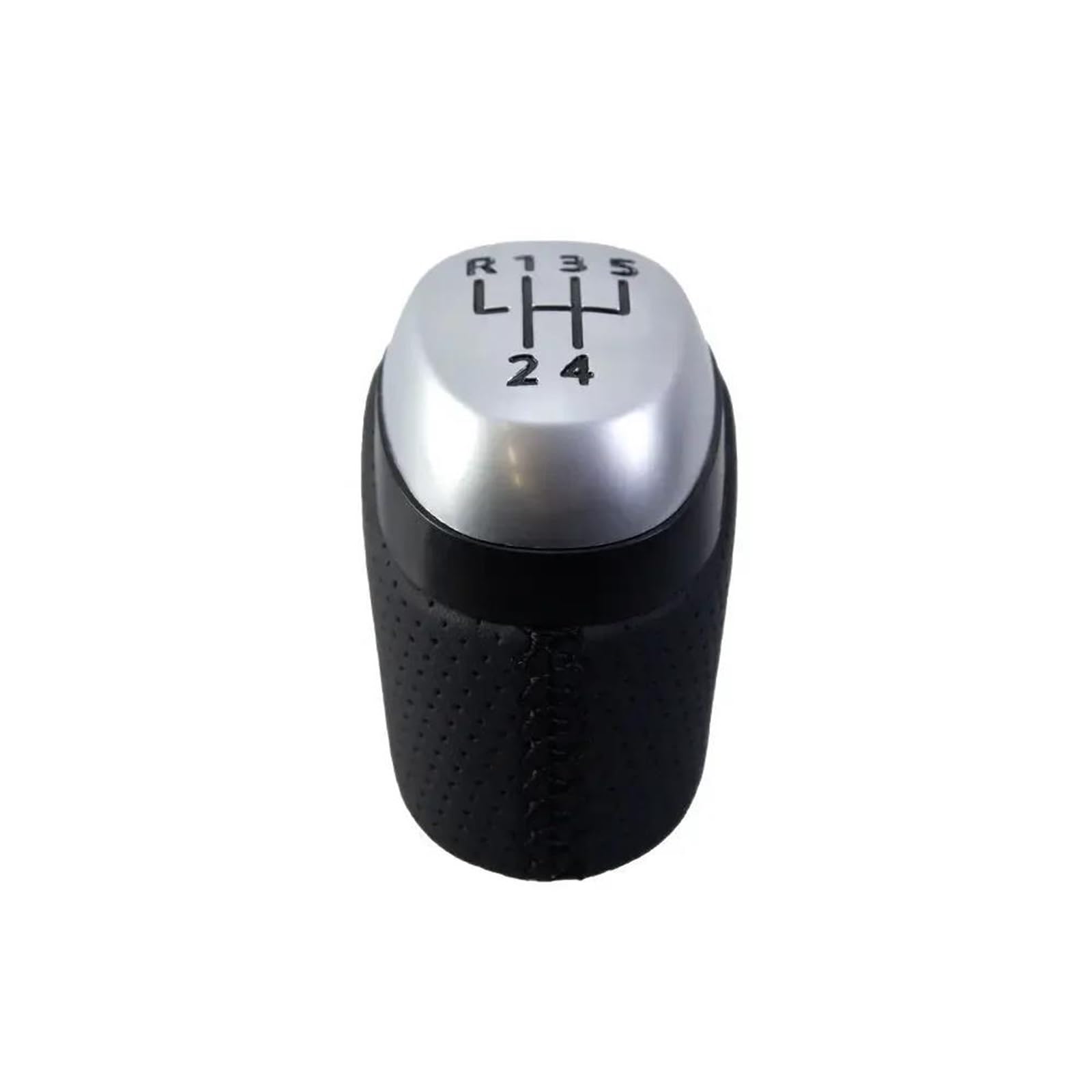 Sunbangoz Black For Clio Mk4 Lever Stick Head Gearbox Handles Leather Headball Accessories 5 6 Speed Car Gear Shift Knob(,5 Speed)