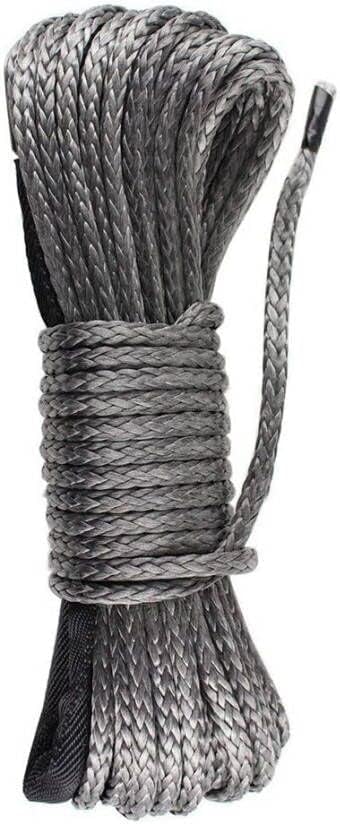 synthétique Treuil Cable Ligne 1/4 x 48 '(5 Mmx15 M) 3 492,7 Kilogram Treuil ATV UTV Quad Dyneema Sk78 Plastique 4 x 4 Offroad