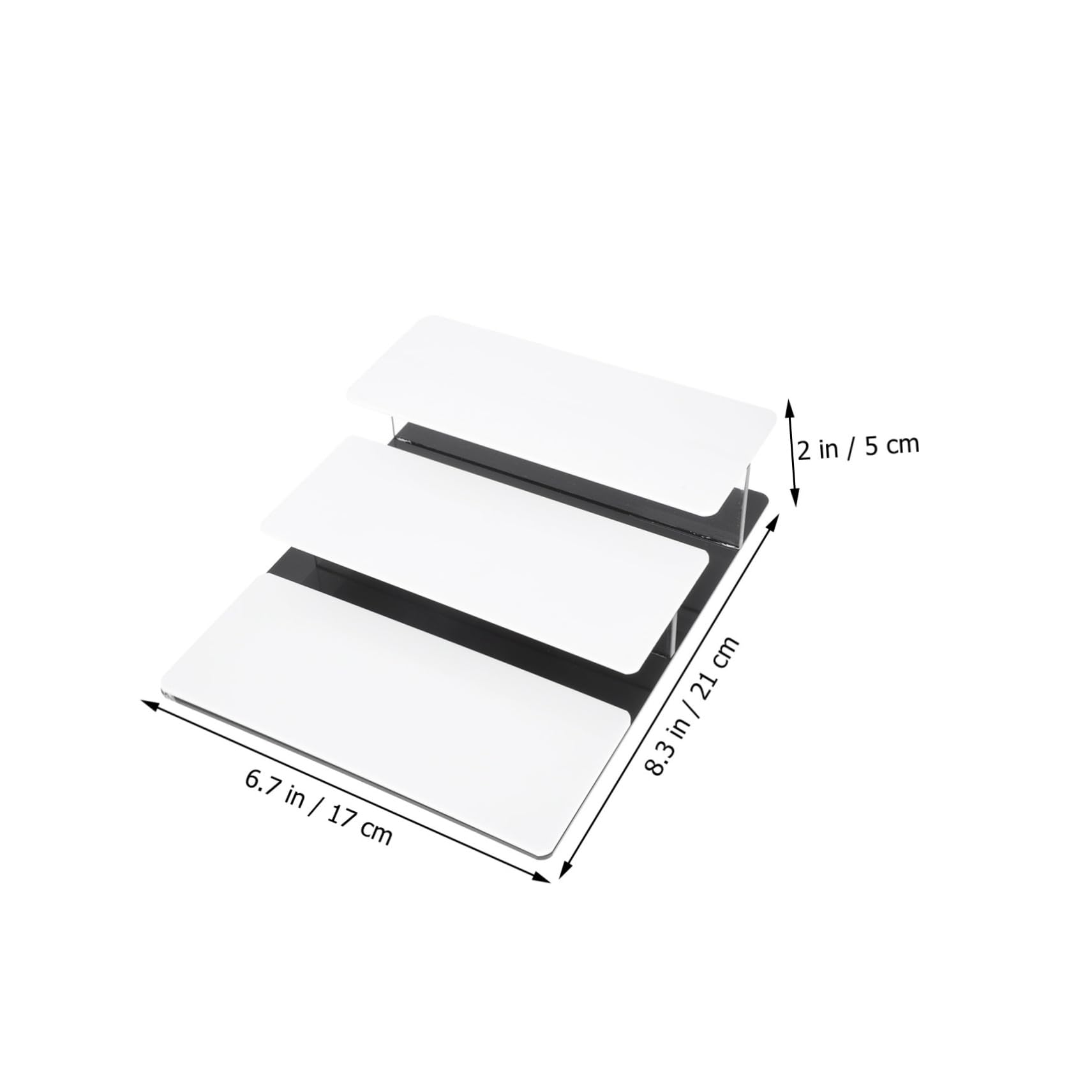 FOMIYES 1Pc Multi Layer Eyeglasses Display Rack Acrylic Sunglasses Storage Shelf for Stylish Organization Convenient Assembly Durable Design for Home Retail Use