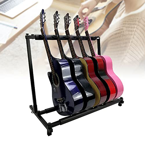 FUROMG 5 supports de guitare acoustique, en bois, guitare de concert, support de guitare, support de guitare électrique, multi-places, support pour cinq guitares, trépied - Les Beatles, Paul McCartney, John Lennon, RIngo Starr, George Harrison FUROMG 5 supports de guitare acoustique, en bois, guitare de concert, support de guitare, support de guitare électrique, multi-places, support pour cinq guitares, trépied – Image 6