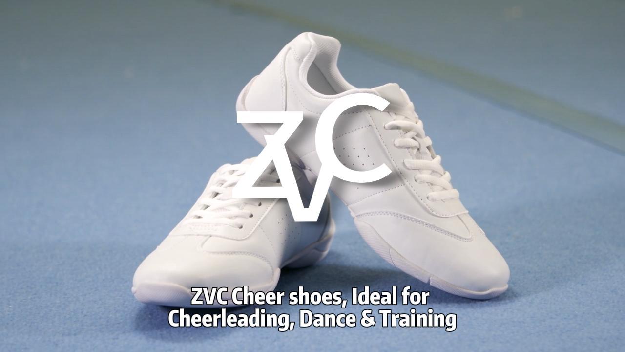Amazon.com | ZVC Cheer Shoes Girls White Cheerleading Shoes for
