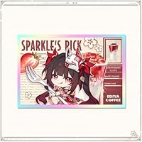 崩壊スターレイル×EDIYA COFFEE 花火　アベンチュリン　魔法瓶　公式品 Amazon.co.jp: 崩壊 スターレイル イディアコーヒー コラボ