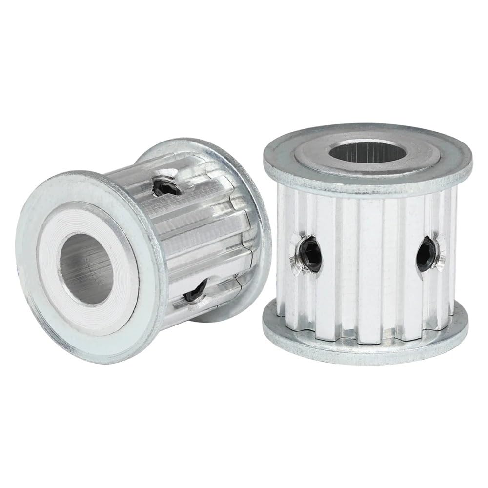 Polea de distribucion XL-10T de aluminio con orificio de 4 mm para correa de 15 mm de ancho
