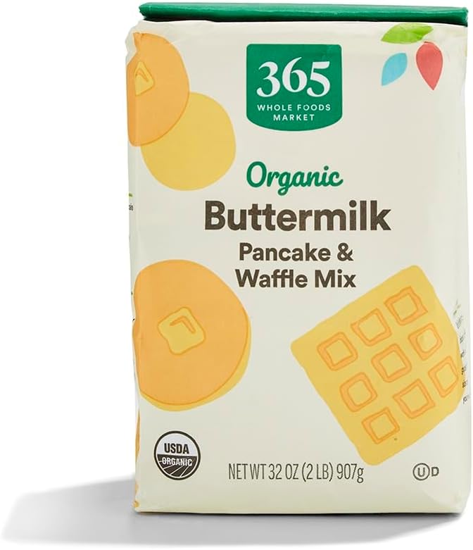 365 by Whole Foods Market, Organic Buttermilk Pancake & Waffle Mix, 32 Ounce