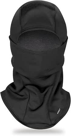 [ゴリックス] バラクラバ 冬用 自転車 アウトドア ロードバイク ヘルメットインナー[防風/フリース保温] 吸汗速乾生地 アウトドアスポーツ バイク スノボー フルフェイス マスク 防寒 目出し帽 (GW-BaF EnMA) スポーツマスク メンズ レディース