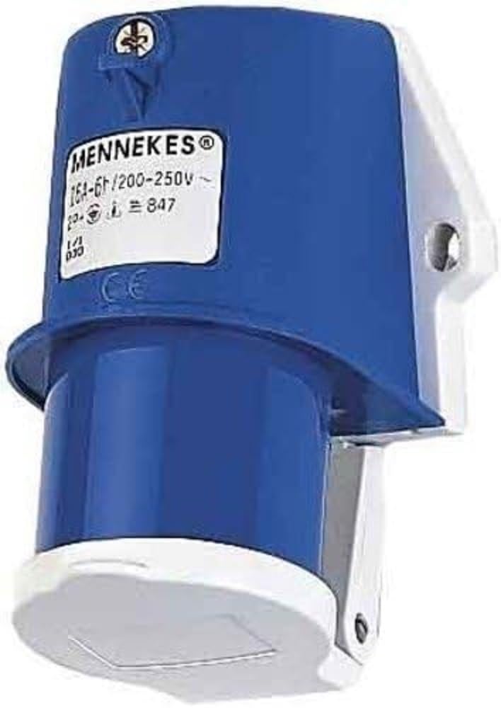 Mennekes 847 – Prise murale avec couvercle
