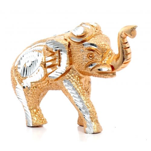Hand Crafted Metal Elephant with Fine Carvings,Collectible Art,Perfect for Home Decoration and Gifting