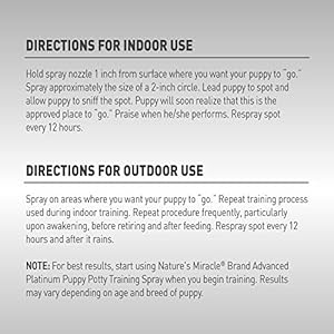 Natures Miracle Advanced Platinum Puppy Potty Training Spray 16 Oz Dog Training Aid  Cucciolini Doodles Natures miracle advanced platinum puppy potty training spray 16 oz dog training aid   cucciolini doodles