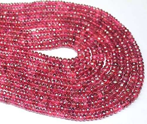 Perles tourmaline pastèque pour fabriquer un bracelet d'été bohème chic unique