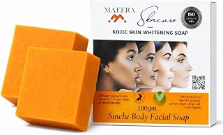Sinche Kojic Brightening Soap with Carrot Seed Oil & Vitamin C | Face & Body Use | Helps Enhance Natural Glow & Even Skin ... Price In India