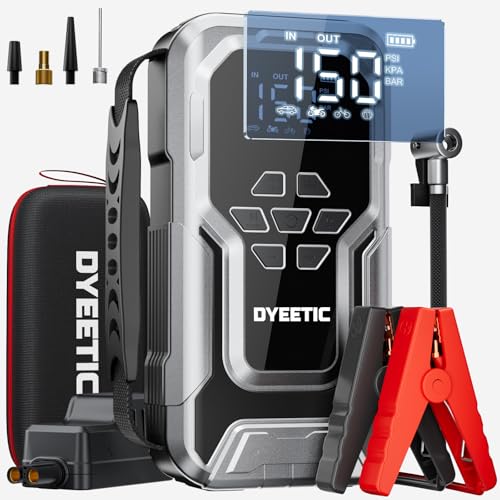 Amazon | DYEETIC ジャンプスターター 空気入れ エア