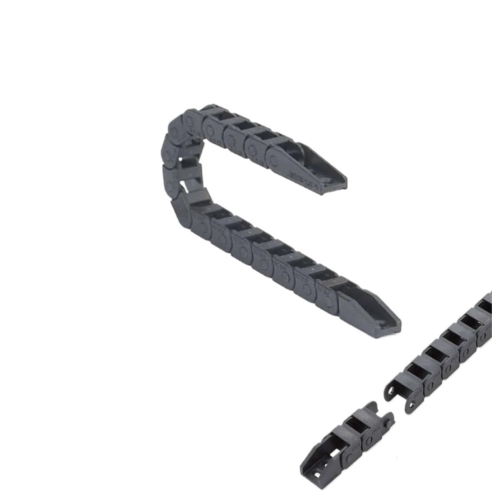 Lylnv 38Mm Plastic Cable Chain 10 * 10 10 * 15 10 * 20 Mm 1M Non Snap-Open Plastic Towline Transmission Drag Chain Machine