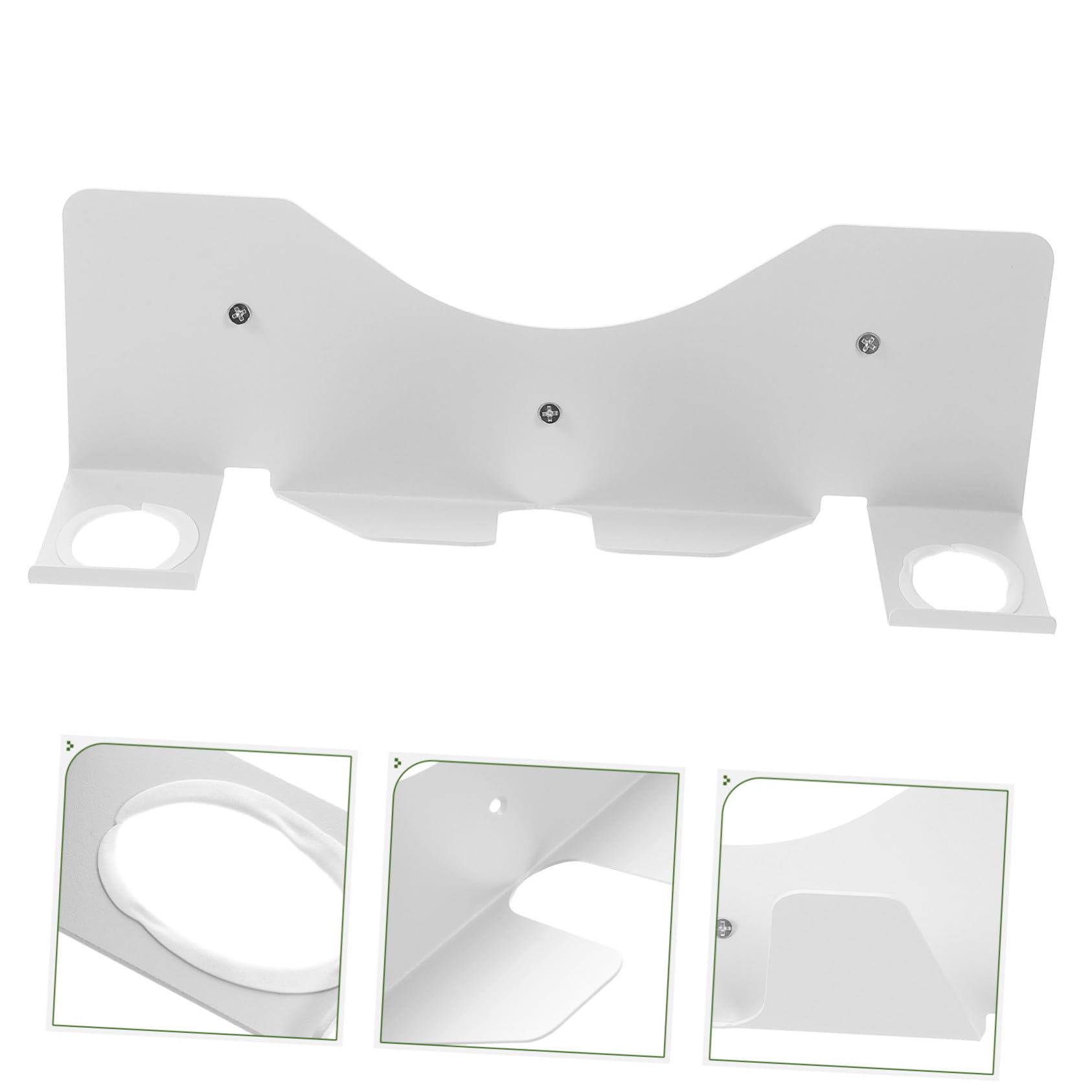 DOITOOL Supporto da Parete per Vr Visore e Controller in Ferro Bianco, Organizer per Display e Stoccaggio, per Uso Quotidiano e Negozio