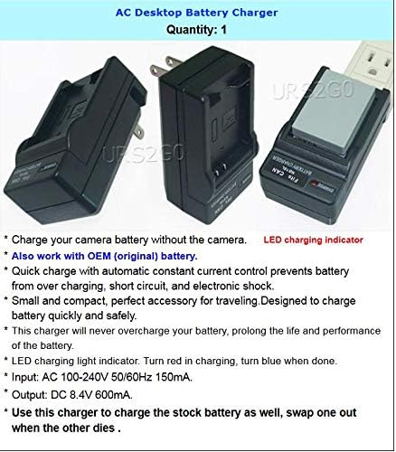 Miniatura 3 de Good Character 2X 1360mAh NB-10L Battery Replacement Compatible with Canon PowerShot G16 w/Special Desktop Charger