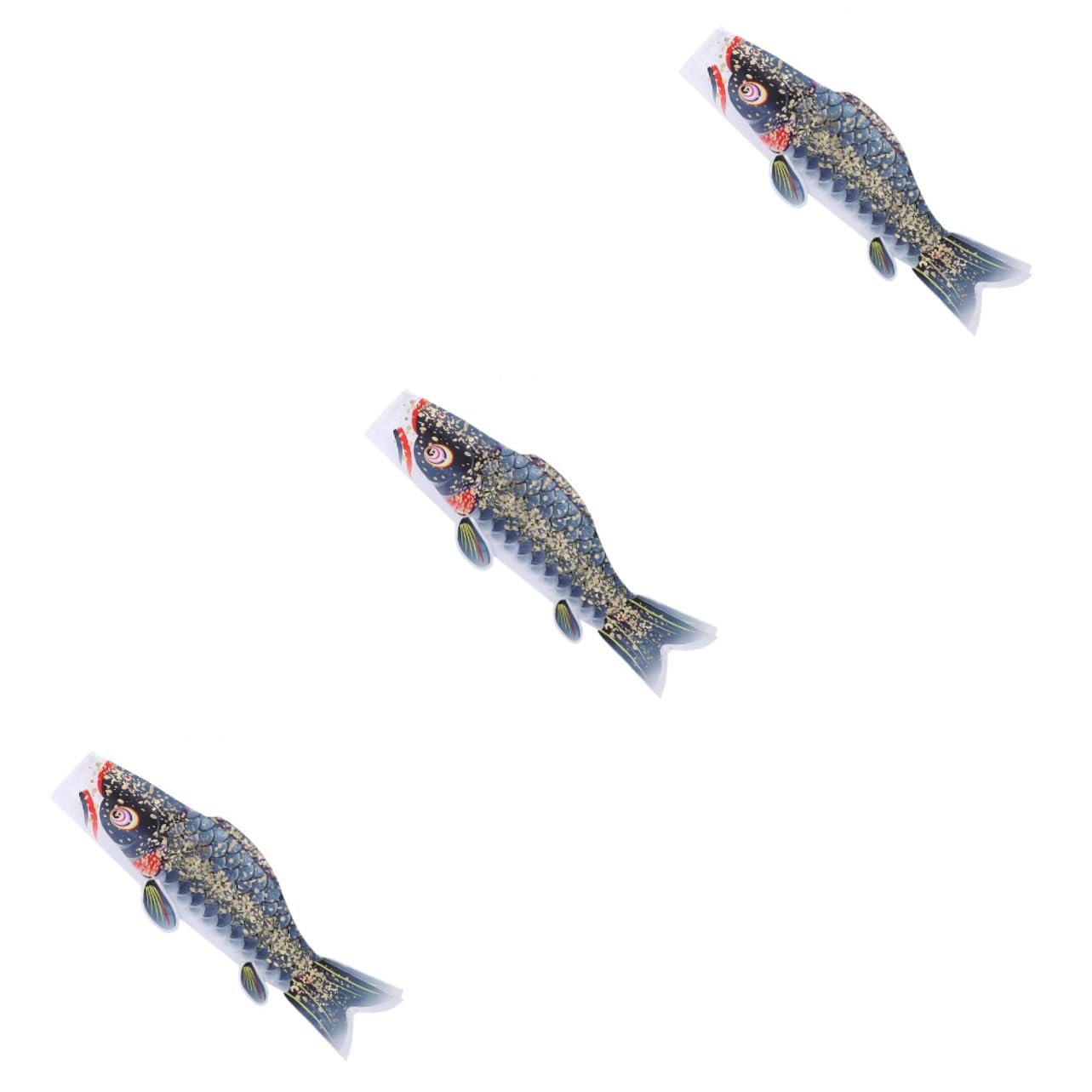 Koinobori japonais extérieur : bannière de vent en forme de poisson pour décoration de jardin
