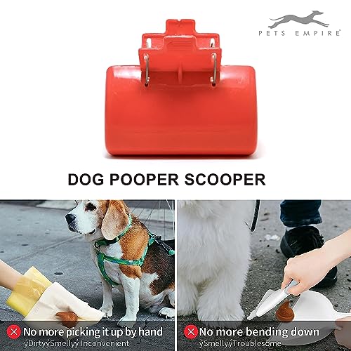 Image of Pets Empire Portable Dog Poop Scooper, Sanitary Waste Pick Up, Heavy Duty Cleaner for Dogs and Puppies