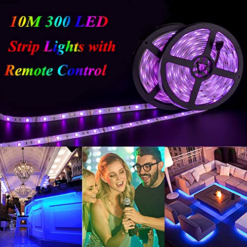 Tira LED Flexible RGB 300 LEDs con Control Remoto miniatura 5