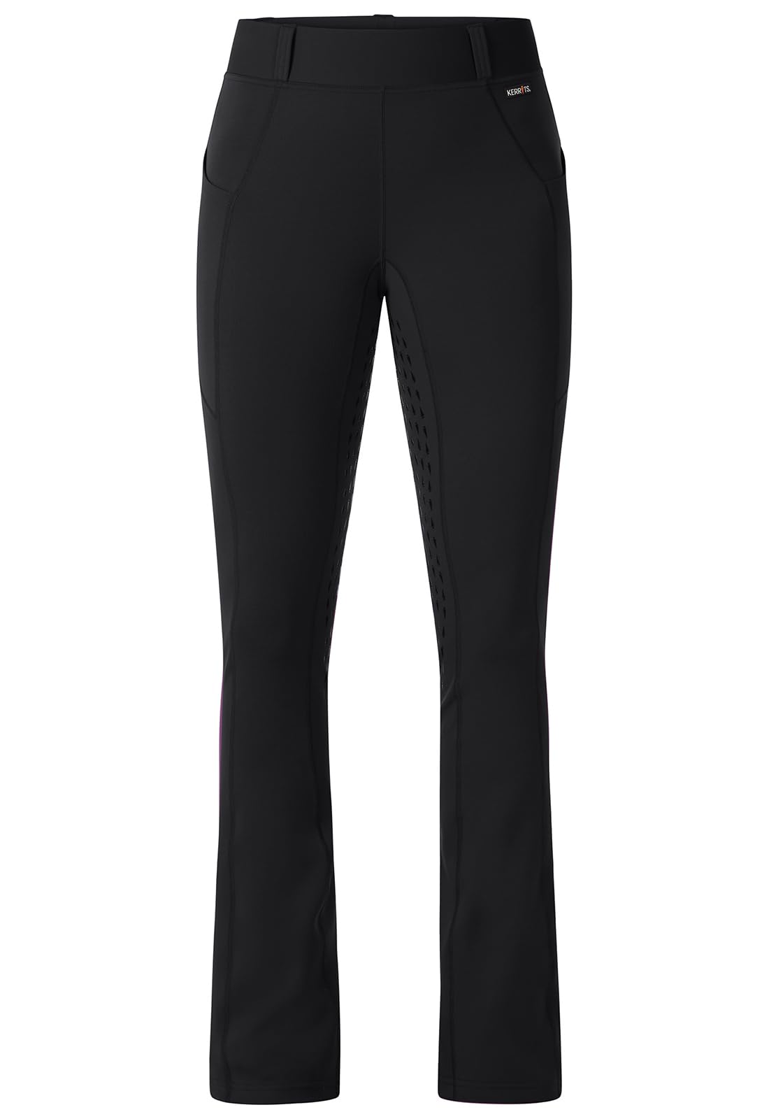 Kerrits Women's Coolcore Bootcut Horse Riding Tights – Cooling Equestrian Bootcut Leggings, Full Leg Silicone Grip, Pockets