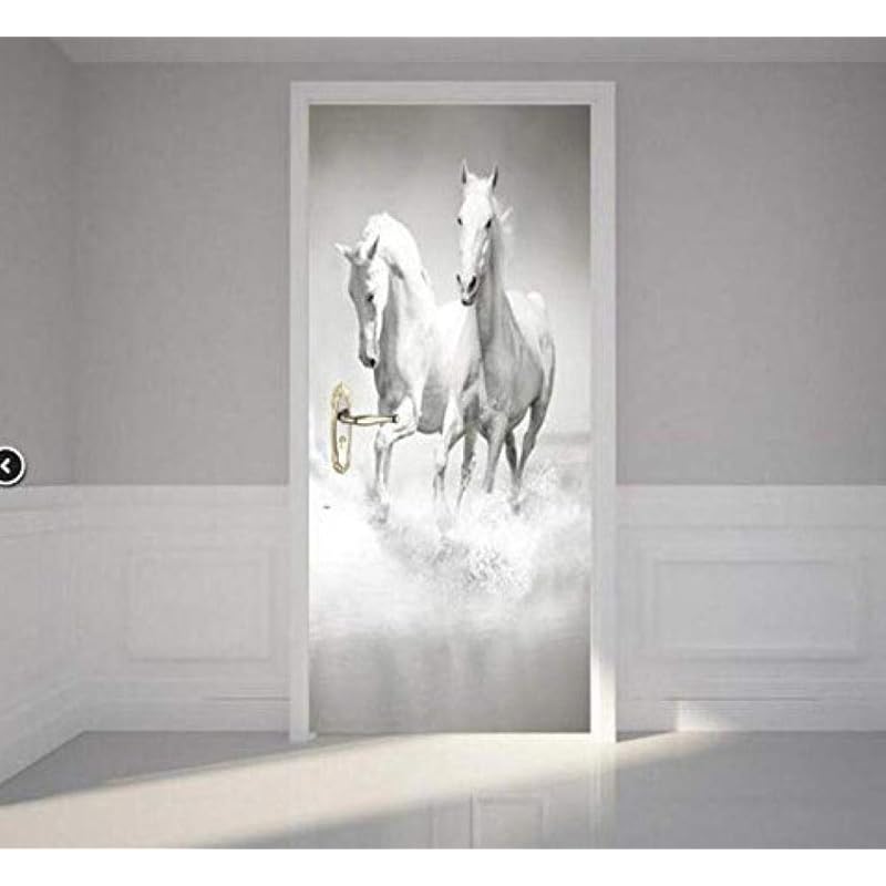 くすみ水色 貼ってはがせる壁紙粘着ドアステッカーウォールステッカー寝室のリビングルームの装飾馬 Hanagrocare Com くすみ水色 貼ってはがせる壁紙粘着ドアステッカーウォールステッカー寝室のリビングルームの装飾馬 Hanagrocare Com