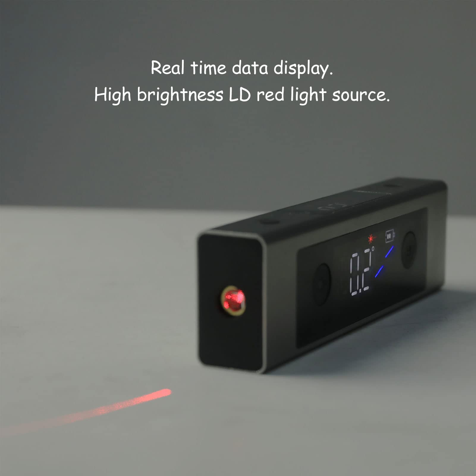 Angle Finder, Strumento di Misurazione Laser, Calibro Digitale Dell'angolo, Righello Dell'angolo Laser Goniometro di Livello Display Digitale a LED Strumento di Ricerca della Misura Per Lavorare