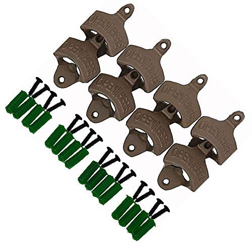 Abridor de garrafa de cerveja e parafuso, Maserfaliw 6 peças/conjunto de abridor de garrafa de cerve