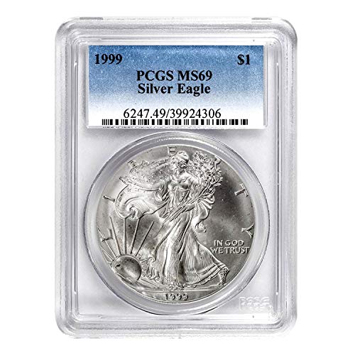 1999 American Silver Eagle ASE $1 MS-69 PCGS