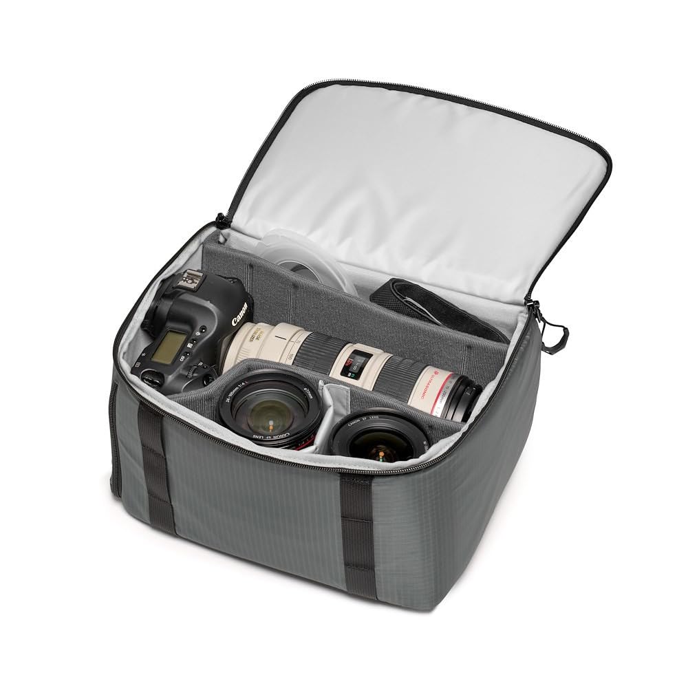 Lowepro GearUp PRO Camera Box Extra Large II, Custodia Rigida per Fotocamera Mirrorless e Reflex, Custodia con Divisori Regolabili per Zaino Fotografico, Borsa Fotografica