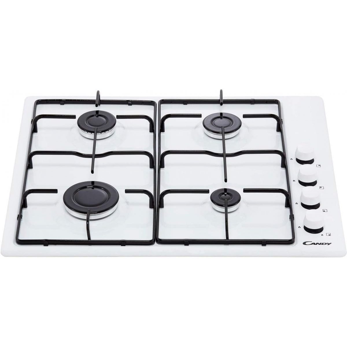 Candy CHW6LWW - Piano cottura da incasso, 60 cm, a gas, colore: Bianco
