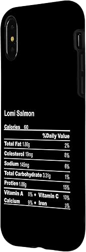 Miniatura 8 de Funda divertida para iPhone XR Lomi Salmon Acción de Gracias Nutricional