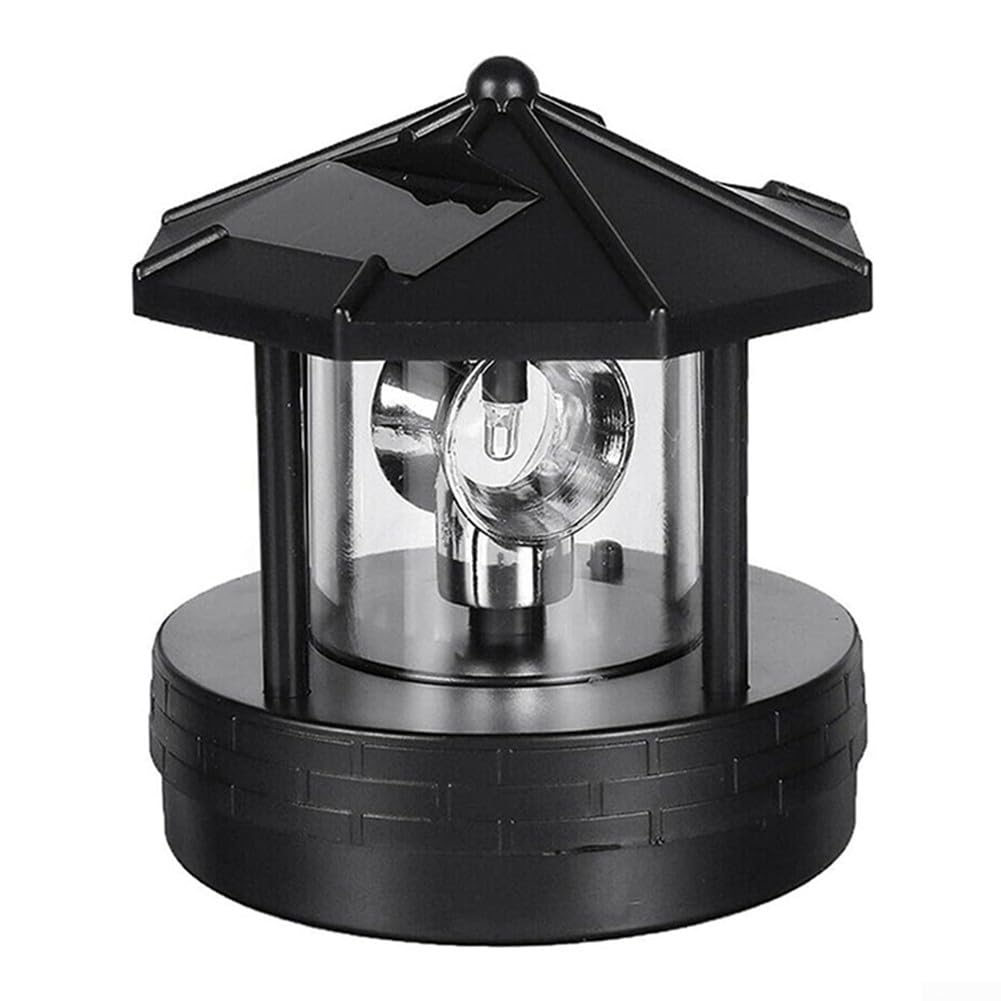 SPORTARC Faro Solare A LED Da Giardino | Impermeabile Con Paralume Rotante 360°, Ricaricabile, Colore Rosso - 4