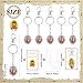 LTEIWFPE 24 Sets Lady of Guadalupe Keychains and Cards Gifts Baptism Favors for Guests Religious Catholic Virgen de Guadalupe Keychain First Communion Gift Recuerdos De Bautizo Christening