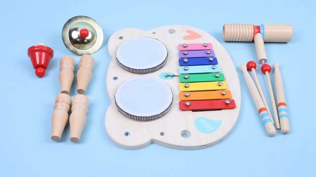 Costway Set Batteria Per Bambini Con Tastiera A 24 Tasti, Strumento