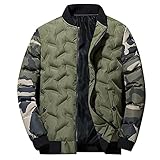 [CUANCYL] コート メンズ 冬服 アウター 中綿 大きいサイズ 長袖 ジャケット フード付き 厚手 防風 防寒 暖かい ゆったり カジュアル トップス 秋 冬 裏起毛 ダウン ジャンパー ブルゾン キルティング アウトドア ライダース コンパクト 軽量 ダウンジャケット M-3XL 中綿ジャケット ブラック おしゃれ かっこいい 人気
