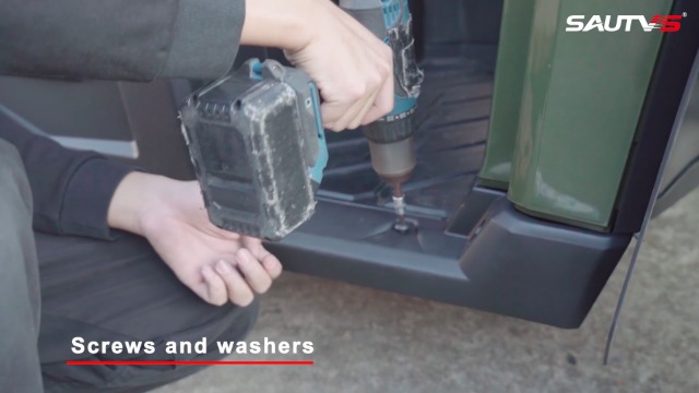 Amazon.com: SAUTVS Black Right Hand Center Fender with Rocker for