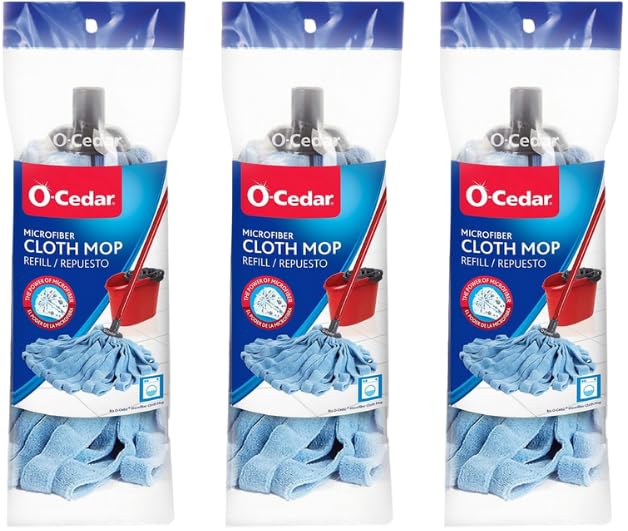 O-Cedar Microfiber Cloth Mop Refill (Pack - 3)