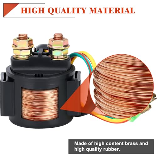 Image of Starter Solenoid Relay for Honda 250ex Recon 250 1997-2001 / TRX400EX 400ex Sportrax 400 1999-2008 / TRX300EX 300ex Sportrax 300 1993-2006
