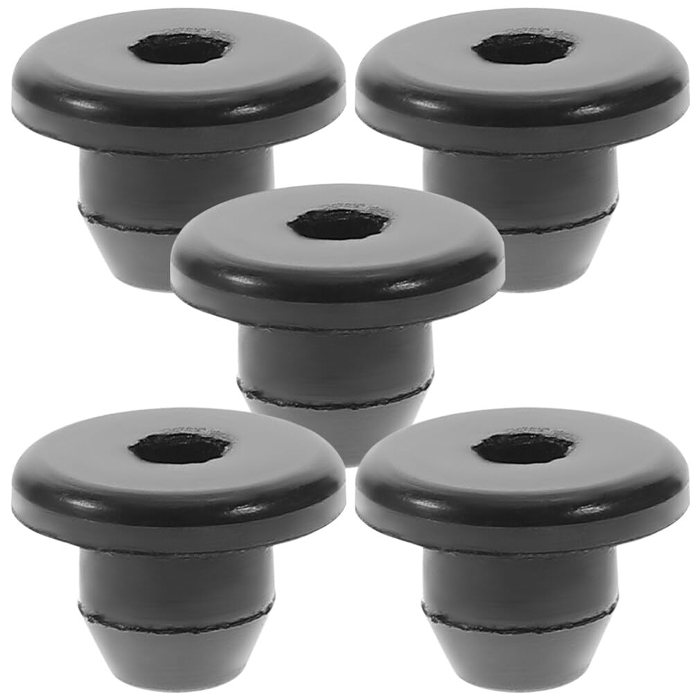 ULTECHNOVO5PCS 8mm Rubber Floor Bottle Jacks Horizontal Plugs Filler Bung Oil Reservoir Plugs, Oil Plugs Plunger Universal Horizontal Jacks For Bottle Floor Jacks Oil Reservoir Filler Holes