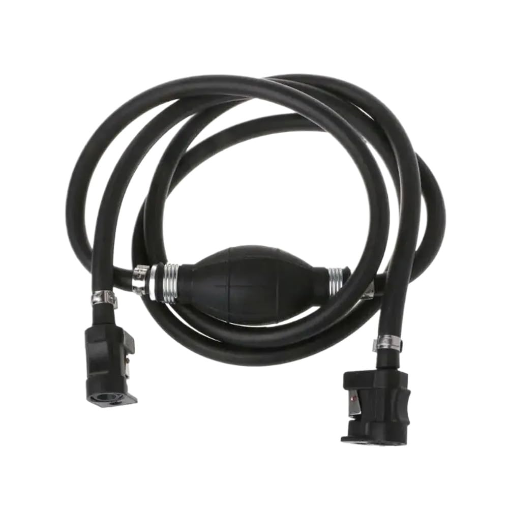 Gavdmuotx 3M Fuel Line Assembly 2.1M 1/4 Inch 6Mm Gas Hose Connector Primer Bulb Compatible With Outboard Motor Boat Marine Engine(3M)