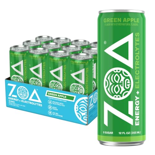 ZOA Zero Sugar Energy Drink Green Apple